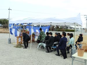 第12倉庫 建設に向けて地鎮祭を行いました🎉